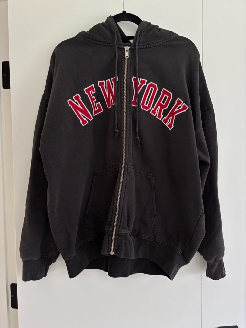 Brandy Melville New York Zip-Up Hoodie